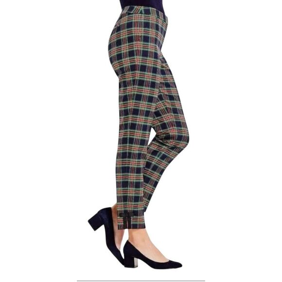 Talbots Tartan Plaid Navy/Blue/Green Pants Sz. 8 - Picture 11 of 11